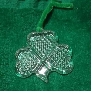 Waterford Crystal Shamrock Ornament